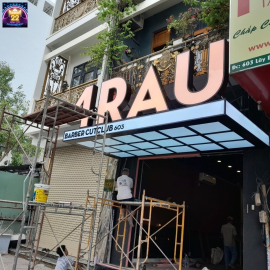 CHỮ ALU ĐI LED 4RAU