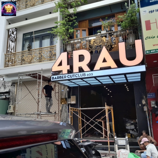 CHỮ ALU ĐI LED 4RAU