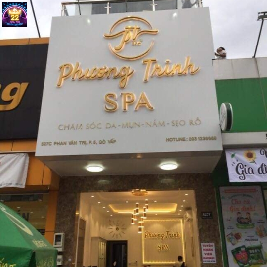 BẢNG HIỆU PHƯƠNG TRINH SPA 