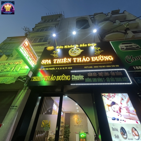 BẢNG HIỆU SPA THIÊN THẢO ĐƯỜNG