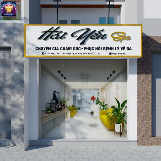 BẢNG HIỆU SPA HẢI YẾN